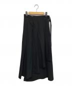 foufou THE DRESSフーフー ザドレス）の古着「#08 tender tuck skirt」｜ブラック