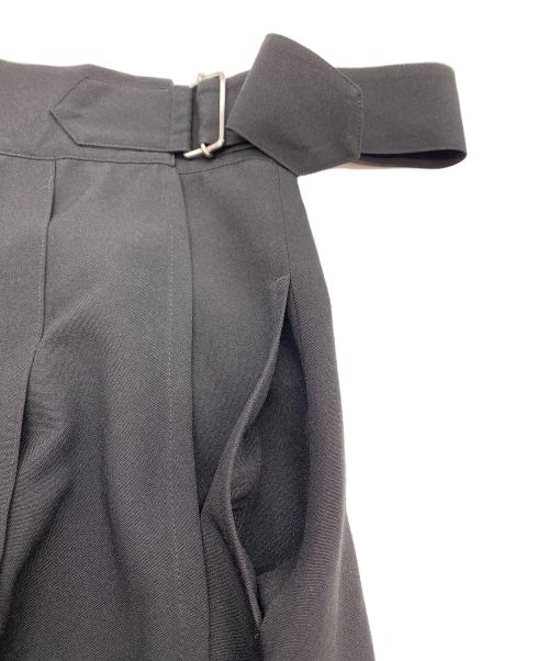 foufou THE DRESS（フーフー ザドレス）foufou THE DRESS (フーフー ザドレス) 22SS #08 tender tuck skirt ブラック サイズ:SIZE 1の古着・服飾アイテム