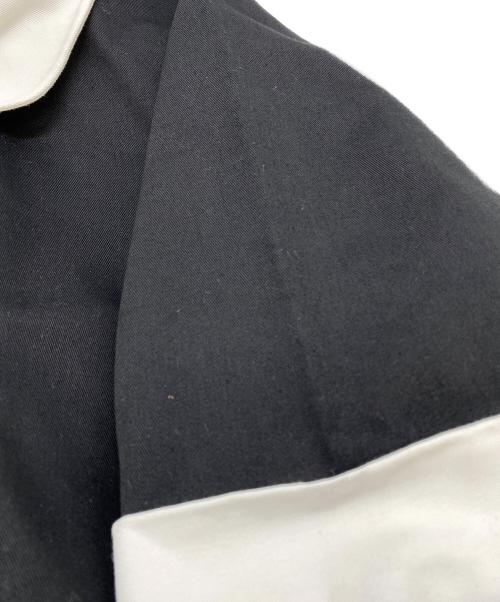 foufou（フーフー ザドレス）foufou (フーフー ザドレス) 22SS THE DRESS #35 round collar bicolor one piece ブラック サイズ:SIZE 1の古着・服飾アイテム