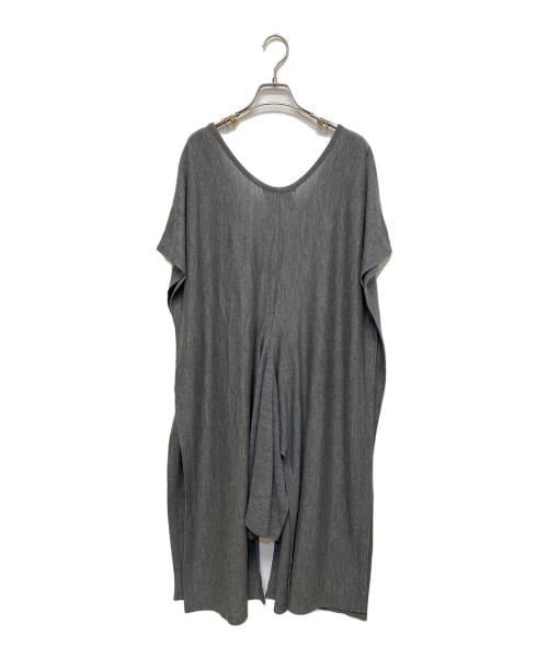 LIMI feu（リミフゥ）LIMI feu (リミフゥ) '90s Vネックニットワンピース グレー サイズ:SIZE S 未使用品の古着・服飾アイテム