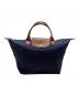 LONGCHAMP（ロンシャン）の古着「トートバッグ　ルプリアージュ」｜ネイビー