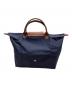 LONGCHAMP (ロンシャン) トートバッグ　ルプリアージュ ネイビー：6000円