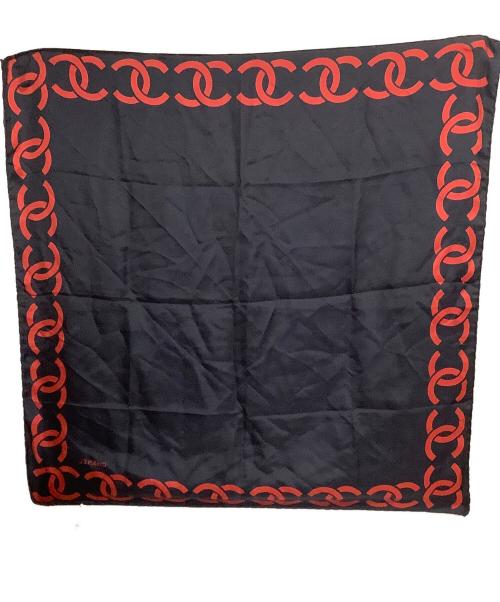 CHANEL（シャネル）CHANEL (シャネル) スカーフ ネイビーの古着・服飾アイテム