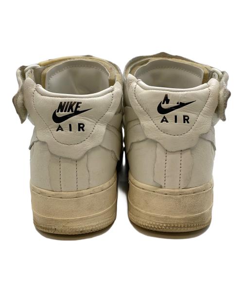 NIKE（ナイキ）NIKE (ナイキ) COMME des GARCONS (コムデギャルソン) AIR FORCE1 MID ホワイト サイズ:27.5の古着・服飾アイテム