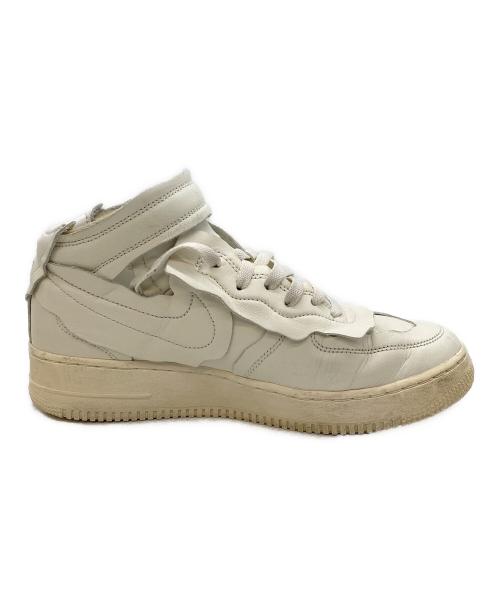 NIKE（ナイキ）NIKE (ナイキ) COMME des GARCONS (コムデギャルソン) AIR FORCE1 MID ホワイト サイズ:27.5の古着・服飾アイテム