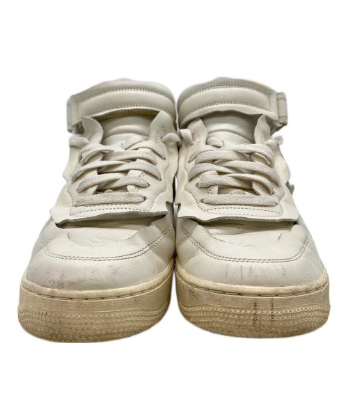 NIKE（ナイキ）NIKE (ナイキ) COMME des GARCONS (コムデギャルソン) AIR FORCE1 MID ホワイト サイズ:27.5の古着・服飾アイテム