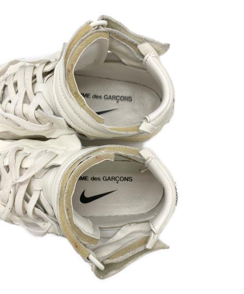 NIKE（ナイキ）NIKE (ナイキ) COMME des GARCONS (コムデギャルソン) AIR FORCE1 MID ホワイト サイズ:27.5の古着・服飾アイテム