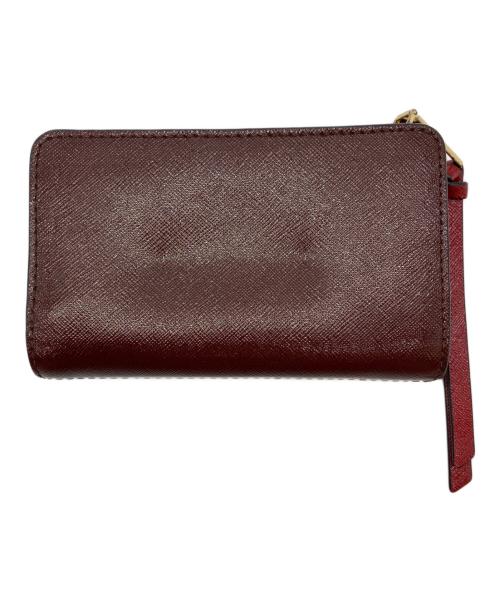 MARC JACOBS（マークジェイコブズ）MARC JACOBS (マークジェイコブズ) ザ スナップショット コンパクト ウォレット ブラック×レッドの古着・服飾アイテム