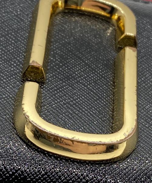 MARC JACOBS（マークジェイコブズ）MARC JACOBS (マークジェイコブズ) ザ スナップショット コンパクト ウォレット ブラック×レッドの古着・服飾アイテム