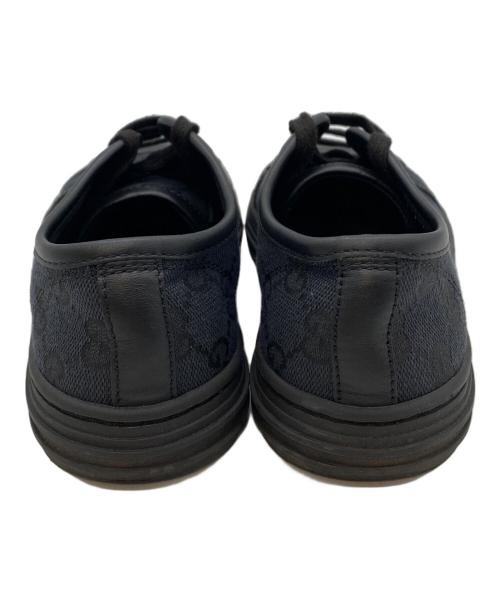 GUCCI（グッチ）GUCCI (グッチ) ローカットスニーカー ブラック サイズ:34の古着・服飾アイテム