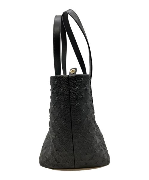 JIMMY CHOO（ジミーチュウ）JIMMY CHOO (ジミーチュウ) ハンドバッグ ブラックの古着・服飾アイテム