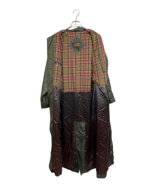 Eddie Bauer（エディーバウアー）Eddie Bauer (エディーバウアー) 80-90's ロングフィールドコート グリーン サイズ:SIZE US Sの古着・服飾アイテム