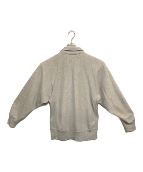 Champion REVERSE WEAVE（チャンピオン リバース ウィーブ）Champion REVERSE WEAVE (チャンピオン リバース ウィーブ) 80'sハーフスナップカラースウェット グレー サイズ:SIZE XLの古着・服飾アイテム