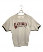 Champion REVERSE WEAVEチャンピオン リバース ウィーブ）の古着「90's半袖チームスウェットシャツ」｜グレー