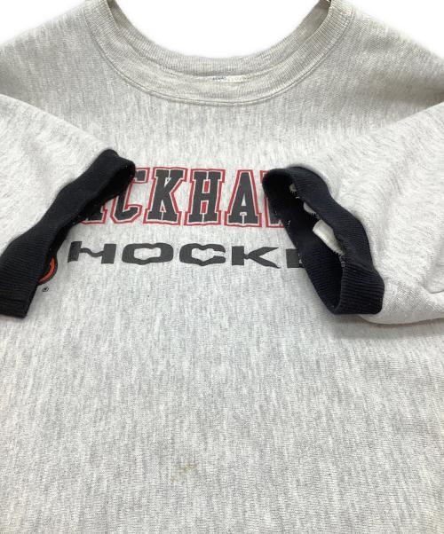 Champion REVERSE WEAVE（チャンピオン リバース ウィーブ）Champion REVERSE WEAVE (チャンピオン リバース ウィーブ) 90's半袖チームスウェットシャツ グレー サイズ:SIZE XLの古着・服飾アイテム