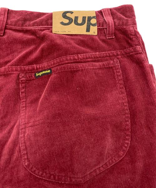 SUPREME（シュプリーム）SUPREME (シュプリーム) コーデュロイパンツ レッド サイズ:SIZE 81cm (W32)の古着・服飾アイテム