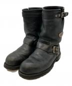 RED WINGレッドウィング）の古着「エンジニアブーツ」｜ブラック