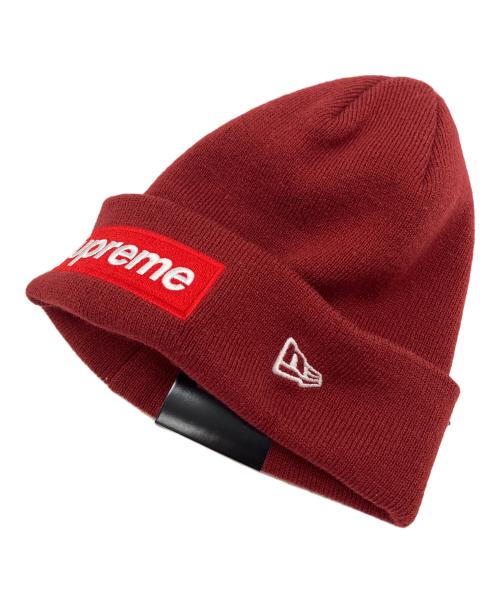 SUPREME（シュプリーム）SUPREME (シュプリーム) New Era (ニューエラ) ニット帽 レッド 未使用品の古着・服飾アイテム
