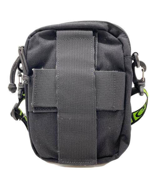 CHALLENGER（チャレンジャー）CHALLENGER (チャレンジャー) ショルダーポーチ ブラック×グリーンの古着・服飾アイテム
