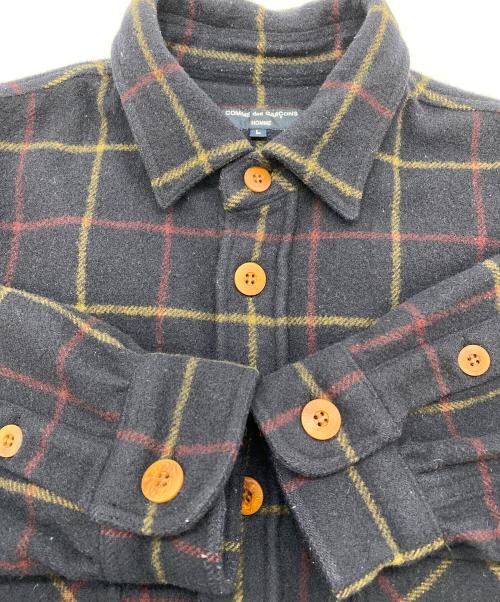 COMME des GARCONS HOMME（コムデギャルソン オム）COMME des GARCONS HOMME (コムデギャルソン オム) 長袖シャツ ネイビー サイズ:SIZE Lの古着・服飾アイテム