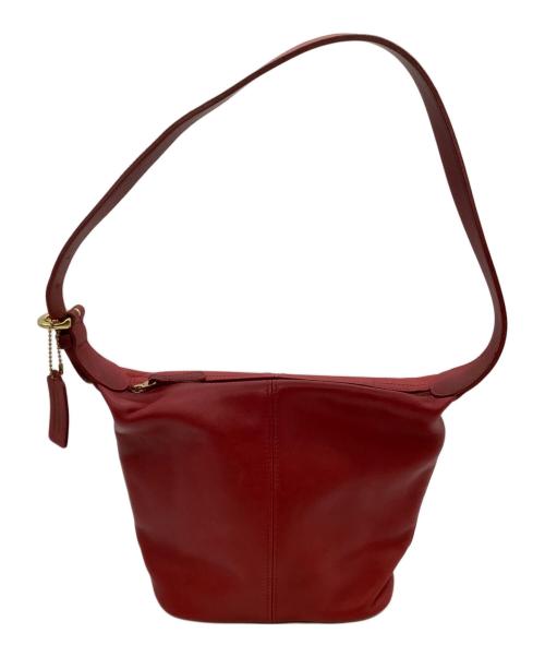 COACH（コーチ）COACH (コーチ) ワンショルダーバッグ　OLD COACH（オールド　コーチ） レッドの古着・服飾アイテム