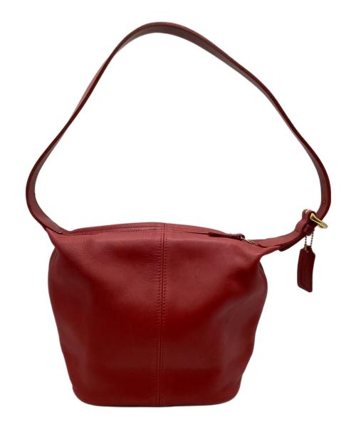 COACH（コーチ）COACH (コーチ) ワンショルダーバッグ　OLD COACH（オールド　コーチ） レッドの古着・服飾アイテム