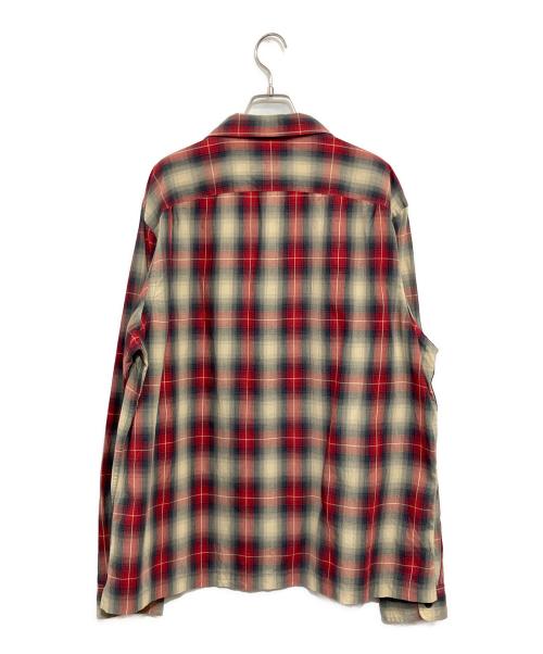 RRL（ダブルアールエル）RRL (ダブルアールエル) 長袖シャツ レッド サイズ:SIZE 3L (US XL)の古着・服飾アイテム