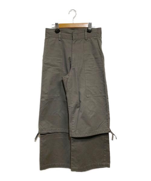 PUBLIC TOKYO（パブリックトウキョウ）PUBLIC TOKYO (パブリックトウキョウ) レイヤードカーゴパンツ オリーブ サイズ:SIZE 1 (S-M)の古着・服飾アイテム