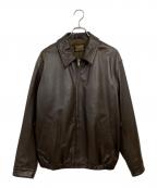 skookum×JOURNAL STANDARD relumeスクーカム×ジャーナルスタンダード レリューム）の古着「24AW 別注 レザージャケット」｜ブラウン