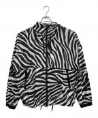 THE NORTH FACEザ ノース フェイス）の古着「PERTEX Zebra Print Mountain Wind Parka」｜ブラック×ホワイト