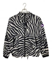 THE NORTH FACE（ザ ノース フェイス）の古着「PERTEX Zebra Print Mountain Wind Parka」｜ブラック×ホワイト