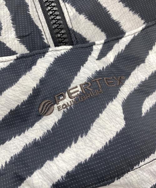 THE NORTH FACE（ザ ノース フェイス）THE NORTH FACE (ザ ノース フェイス) PERTEX Zebra Print Mountain Wind Parka ブラック×ホワイト サイズ:SIZE Mの古着・服飾アイテム