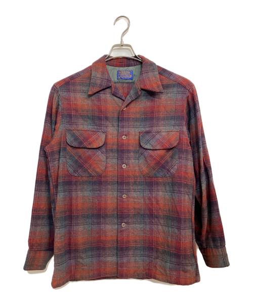 PENDLETON（ペンドルトン）PENDLETON (ペンドルトン) 70's ウールボードシャツ レッド サイズ:SIZE US Mの古着・服飾アイテム