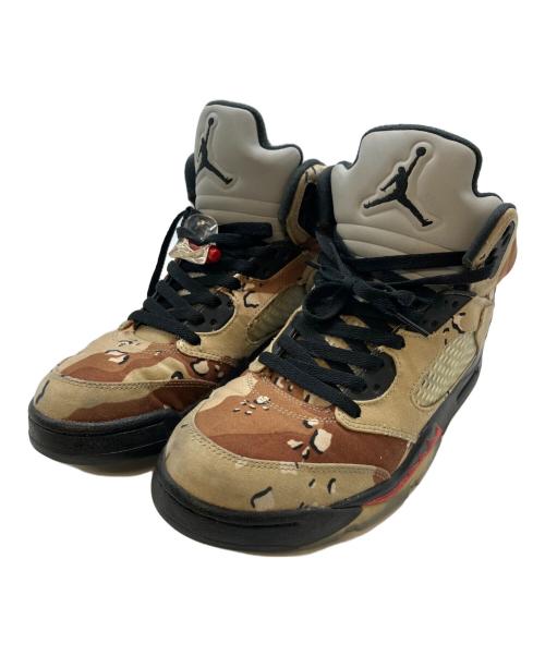 NIKE（ナイキ）NIKE (ナイキ) Supreme (シュプリーム) AIR JORDAN5 ブラウン サイズ:27㎝の古着・服飾アイテム