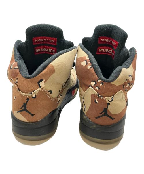 NIKE（ナイキ）NIKE (ナイキ) Supreme (シュプリーム) AIR JORDAN5 ブラウン サイズ:27㎝の古着・服飾アイテム