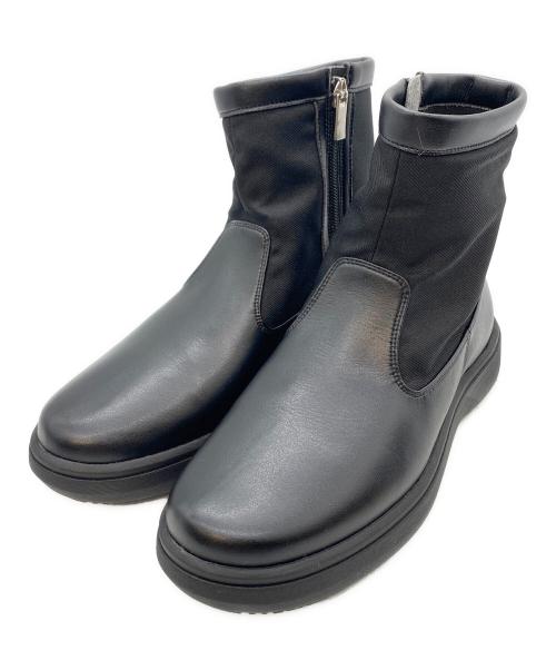 asics（アシックス）asics (アシックス) サイドゴアブーツ　ペダラ コンフェザー ブラック サイズ:22.5の古着・服飾アイテム