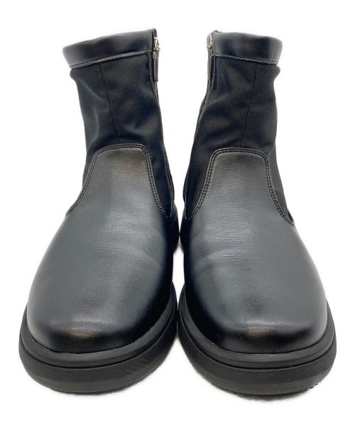 asics（アシックス）asics (アシックス) サイドゴアブーツ　ペダラ コンフェザー ブラック サイズ:22.5の古着・服飾アイテム