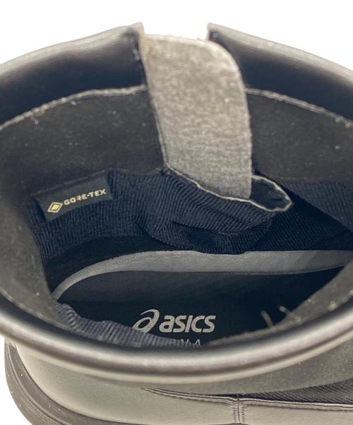 asics（アシックス）asics (アシックス) サイドゴアブーツ　ペダラ コンフェザー ブラック サイズ:22.5の古着・服飾アイテム