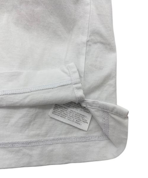 DSQUARED2（ディースクエアード）DSQUARED2 (ディースクエアード) ロングスリーブストライプTシャツ ホワイト×ブラック サイズ:SIZE EUR Mの古着・服飾アイテム