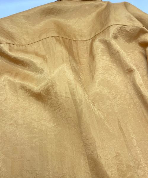 6(ROKU)（ロク）6(ROKU) (ロク) SATIN PIPING SHIRT イエロー サイズ:SIZE Freeの古着・服飾アイテム