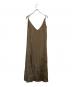 maturely (マチュアリー) 22AW Embroidery Cut off Dress ブラウン サイズ:SIZE Free 未使用品：7000円