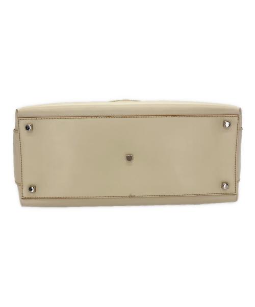 Salvatore Ferragamo（サルヴァトーレ フェラガモ）Salvatore Ferragamo (サルヴァトーレ フェラガモ) 2WAYバッグ ホワイト×ベージュの古着・服飾アイテム