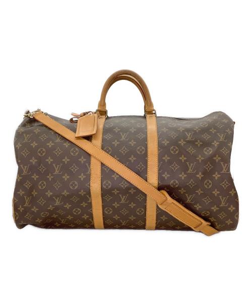 LOUIS VUITTON（ルイ ヴィトン）LOUIS VUITTON (ルイ ヴィトン) キーポル・バンドリエール55 ブラウンの古着・服飾アイテム