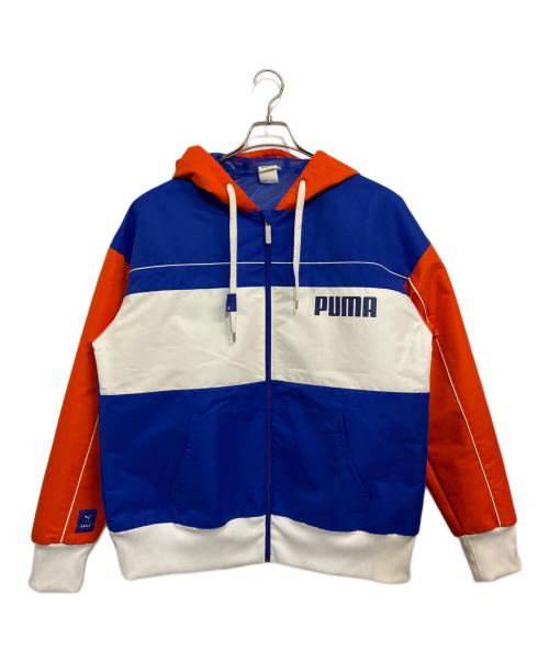 PUMA（プーマ）PUMA (プーマ) ADER error (アーダーエラー) ウインドブレーカー ブルー×オレンジ サイズ:SIZE Mの古着・服飾アイテム