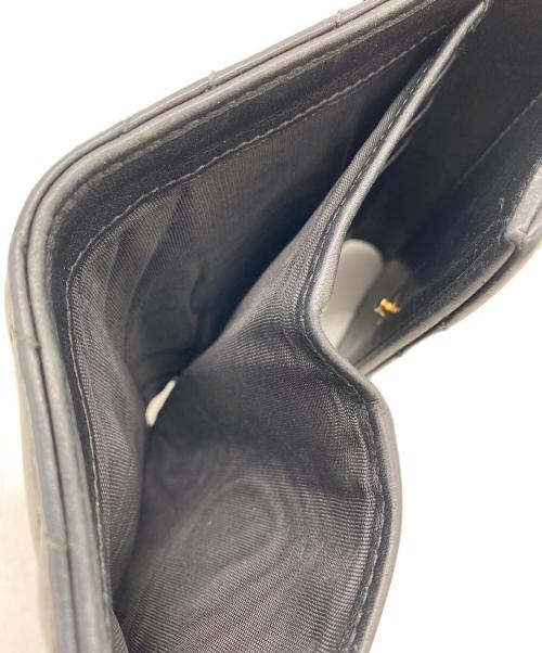 GUCCI（グッチ）GUCCI (グッチ) 3つ折り財布 ブラックの古着・服飾アイテム