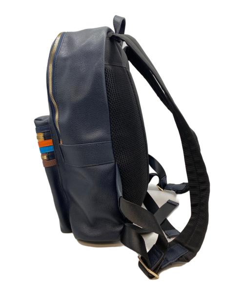 PAUL SMITH（ポールスミス）Paul Smith (ポールスミス) レザーリュック ネイビーの古着・服飾アイテム