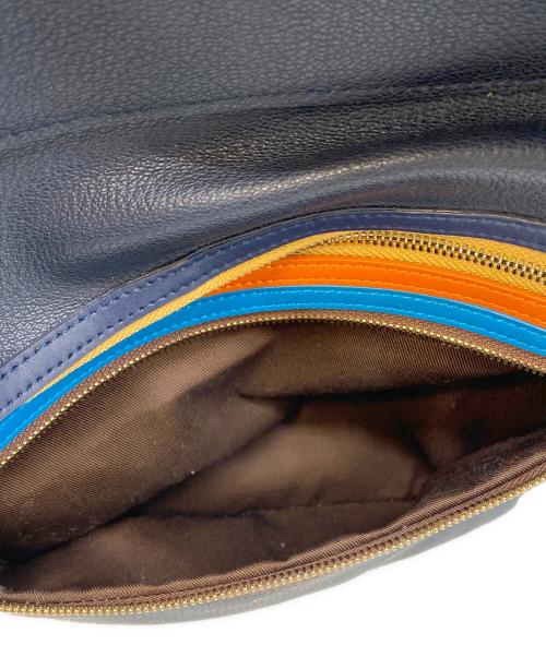 PAUL SMITH（ポールスミス）Paul Smith (ポールスミス) レザーリュック ネイビーの古着・服飾アイテム