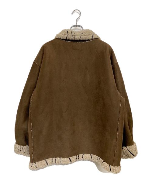 KASTANE（カスタネ）KASTANE (カスタネ) ウェーブボアフライトジャケット ブラウン サイズ:SIZE Freeの古着・服飾アイテム