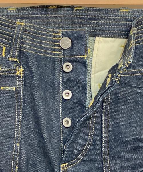 SASSAFRAS（ササフラス）SASSAFRAS (ササフラス) フォールリーフパンツ 13.5ozデニム インディゴ サイズ:SIZE Sの古着・服飾アイテム