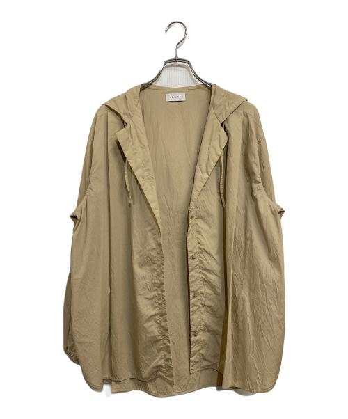 IRENE（アイレネ）IRENE (アイレネ) Aライン フーデッドジャケット ベージュ サイズ:SIZE 36 (S)の古着・服飾アイテム